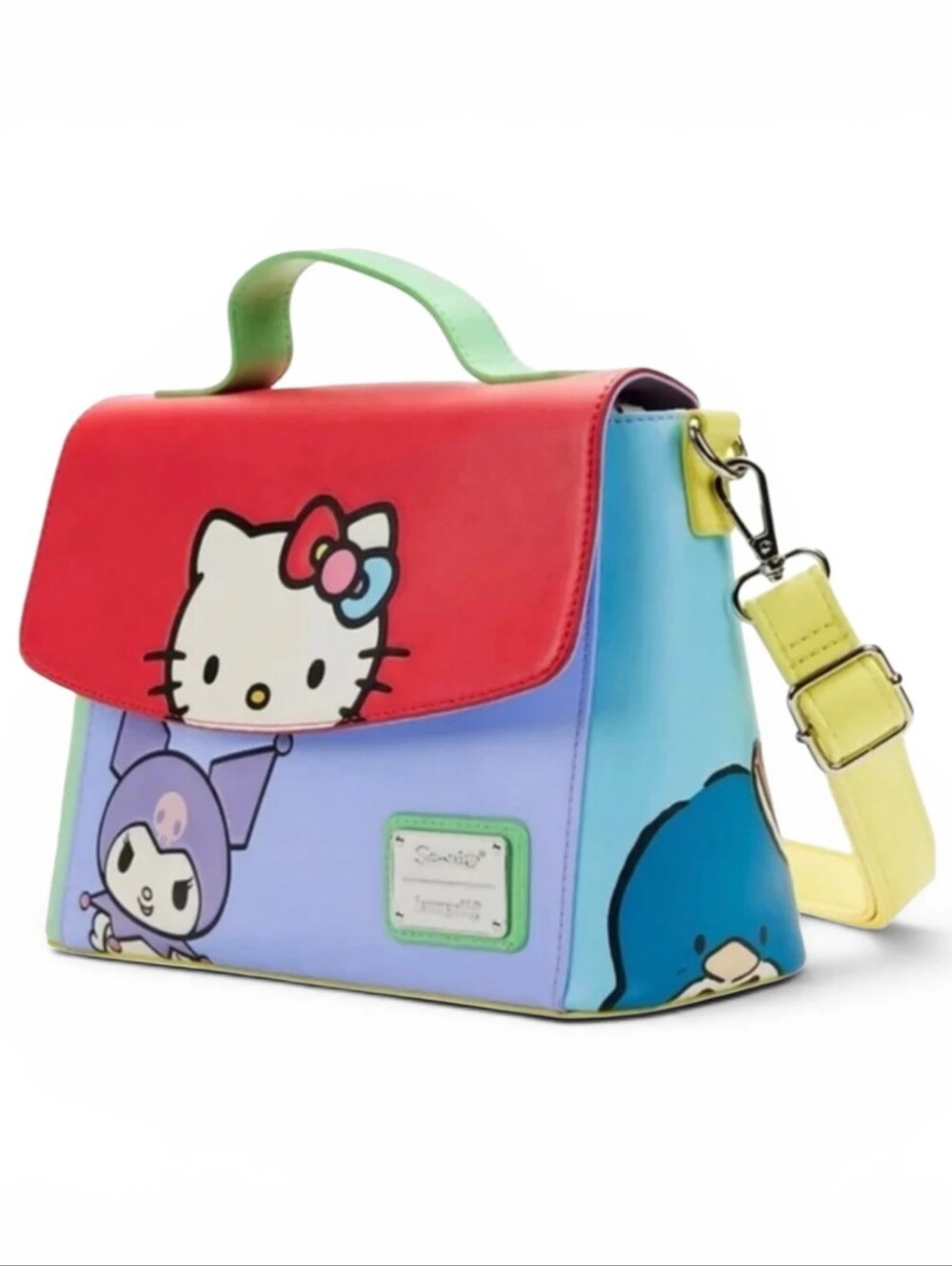 Loungefly Sanrio Hello Kitty and Friends Color Block Crossbody Bag - Multicolor